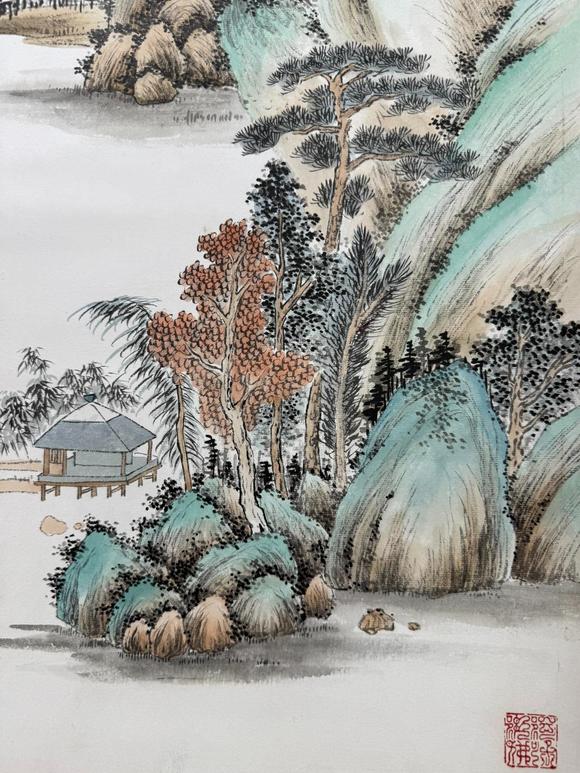 北京寶蘊(yùn)陳少梅 山水 