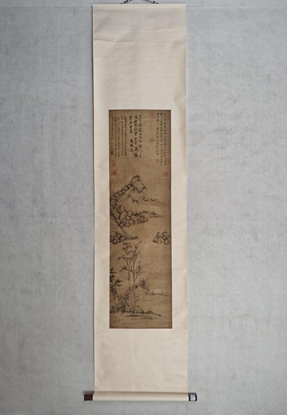 京都粵盛美術(shù)倪瓚/山水