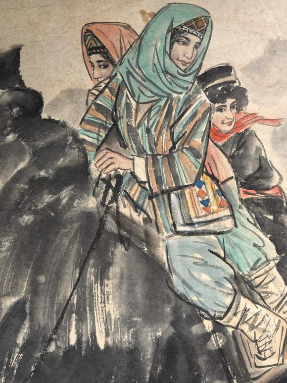 北京寶蘊(yùn)黃胄 人物 