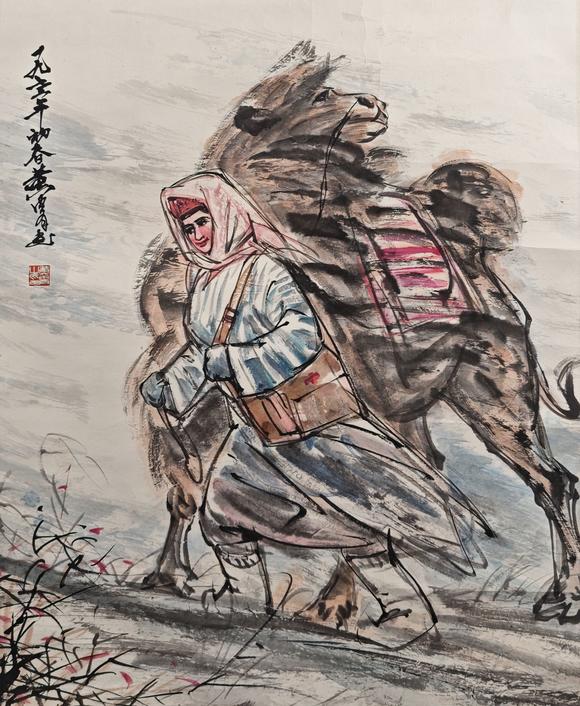 京都粵盛美術(shù)黃胄/風(fēng)雪出診