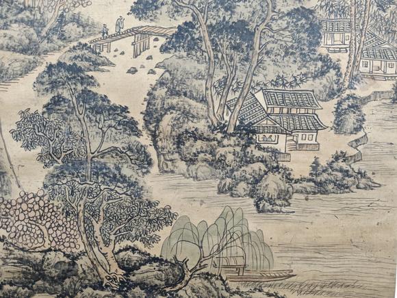 京都粵盛美術(shù)王翚/溪山訪友圖
