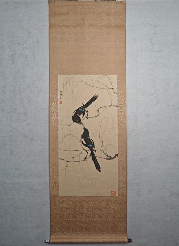 京都粵盛美術(shù)徐悲鴻/雙喜圖