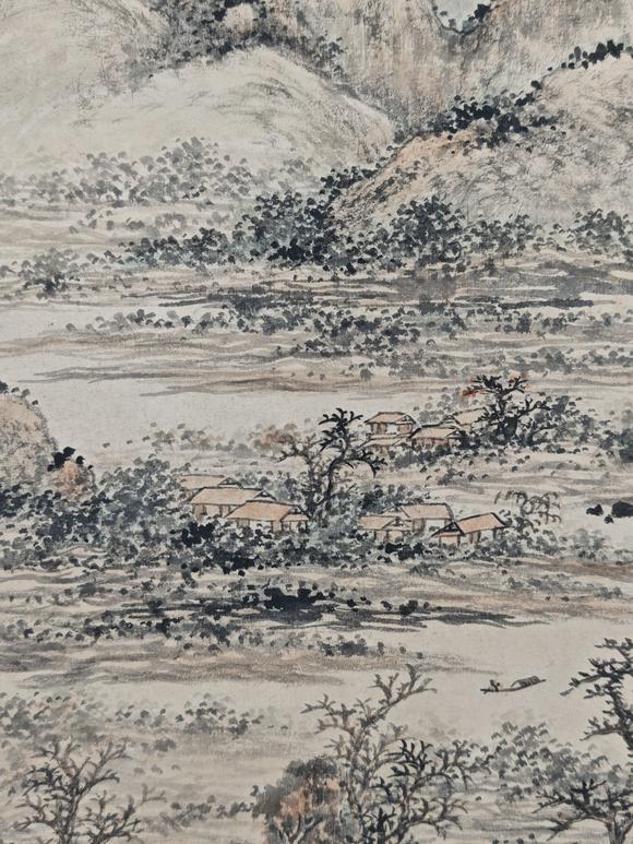 京都粵盛美術啟功/山水