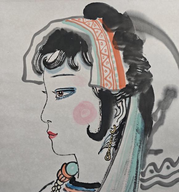 京都粵盛美術(shù)劉文西/馬爾康的姑娘
