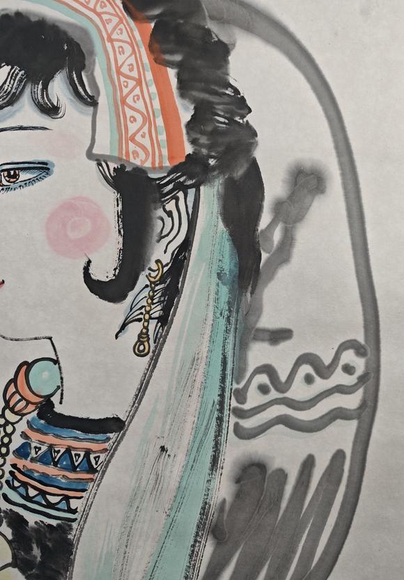 京都粵盛美術(shù)劉文西/馬爾康的姑娘