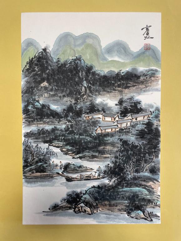 北京寶蘊(yùn)黃賓虹 山水十二開冊