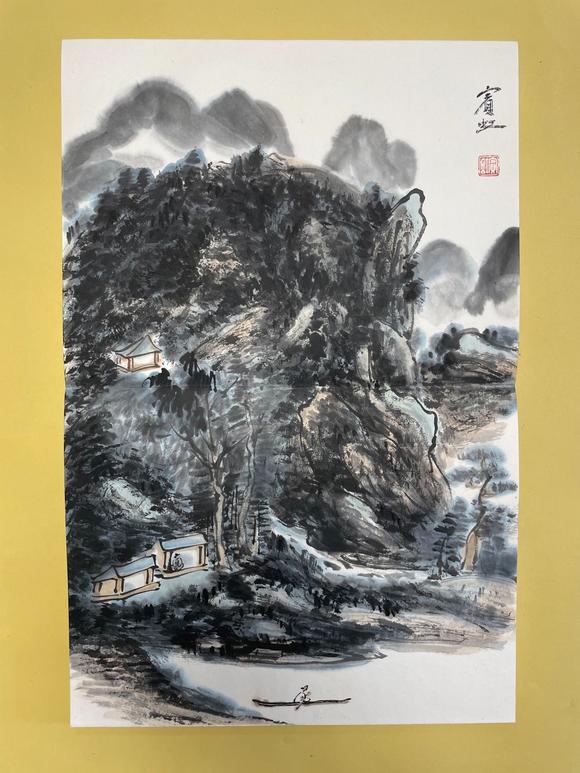 北京寶蘊(yùn)黃賓虹 山水十二開冊
