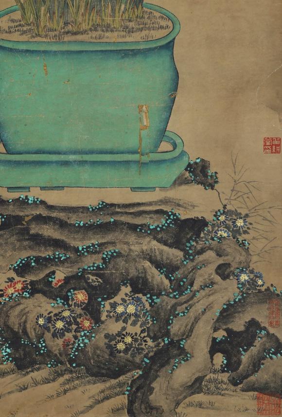 北京寶蘊陳淳 磐石蘭草圖 