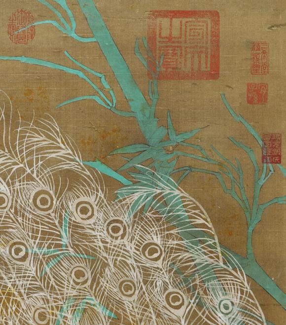 北京寶蘊邊鸞 珍禽芳樹圖 