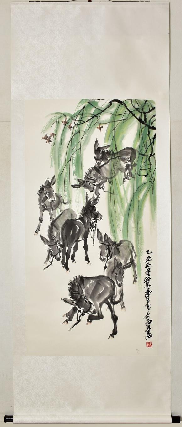 北京寶蘊黃胄 群驢圖