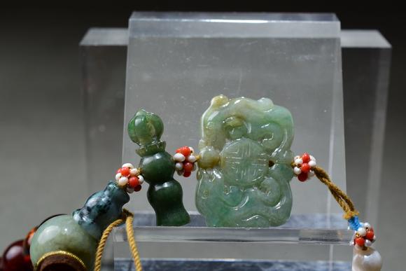 北京寶蘊(yùn)清 琥珀十八子手持