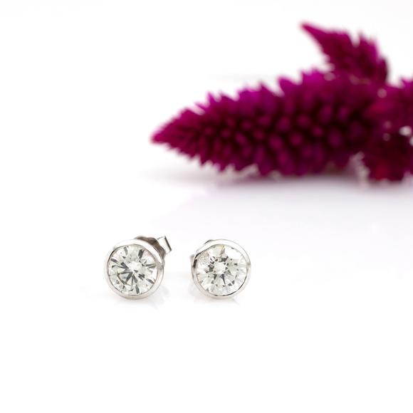 WettmannDiamantohrstecker ca.. 2 ct