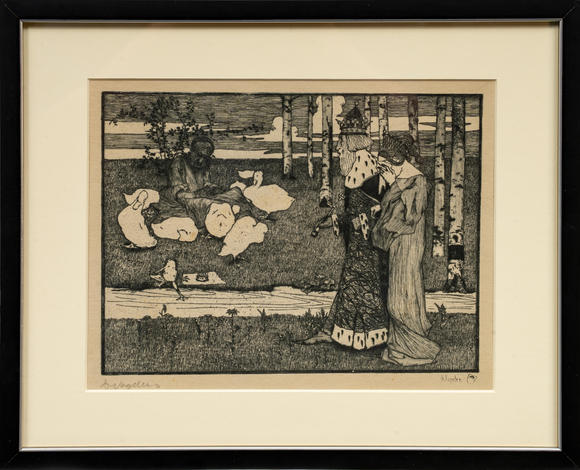 Auktionshaus StahlHeinrich Vogeler (Bremen 1872 - Karaganda/Sibirien 1942). Seven Etchings.