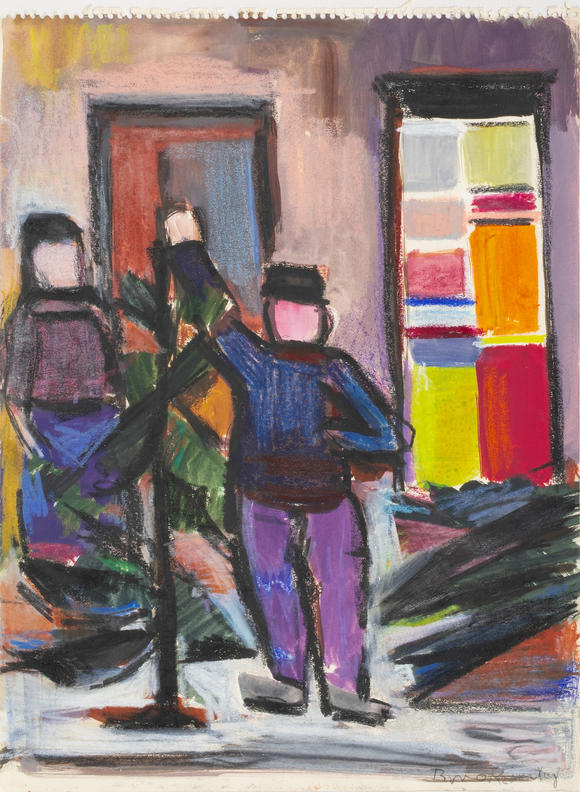 Auktionshaus StahlBruno Krauskopf (Marienburg 1892 - Berlin 1960). The Christmas Tree Vendor.