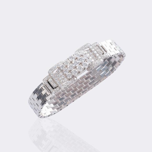 Auktionshaus StahlArt-déco Diamond Bracelet.
