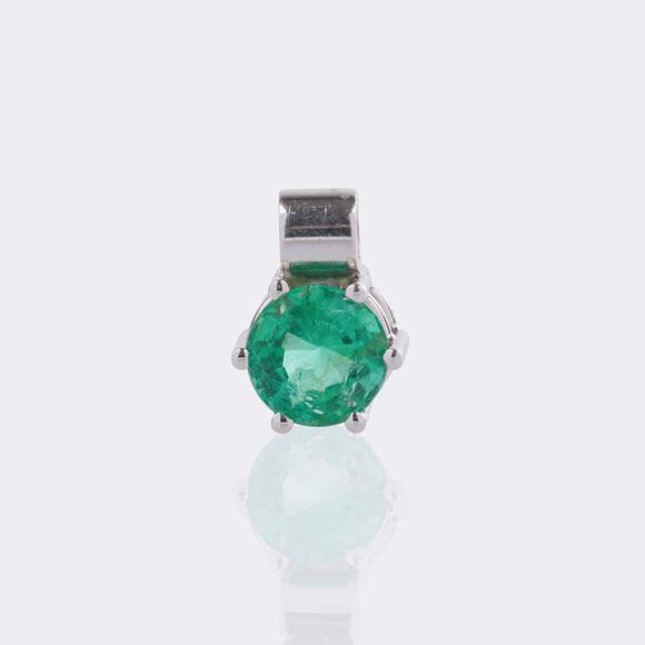 Auktionshaus StahlSmall Emerald Pendant.