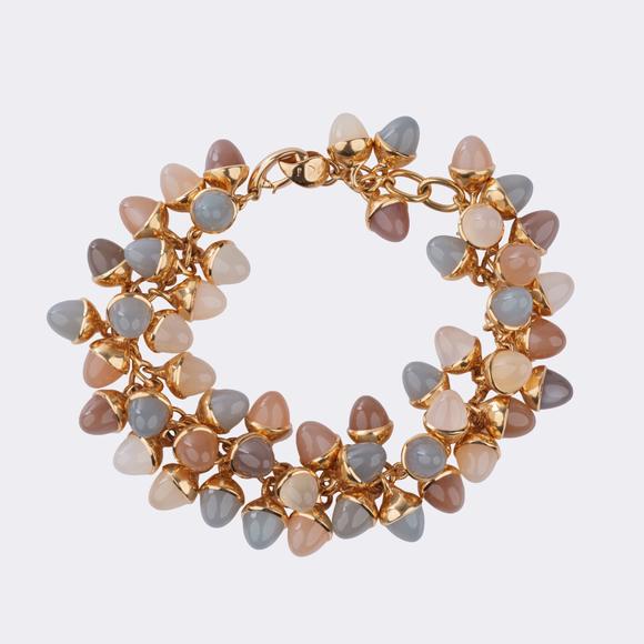 Auktionshaus StahlTamara Comolli. Rare 'Mikado Flamenco Cashmere' bracelet.