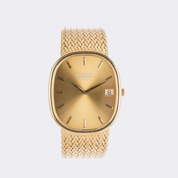Auktionshaus StahlPatek Philippe. Rare Men's Wristwatch 'Ellipse d'Or' Jumbo.