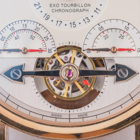 Auktionshaus StahlMontblanc. Men's Wristwatch 'Exo Tourbillon'.