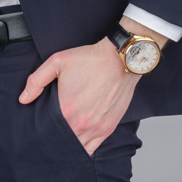 Auktionshaus StahlMontblanc. Men's Wristwatch 'Exo Tourbillon'.
