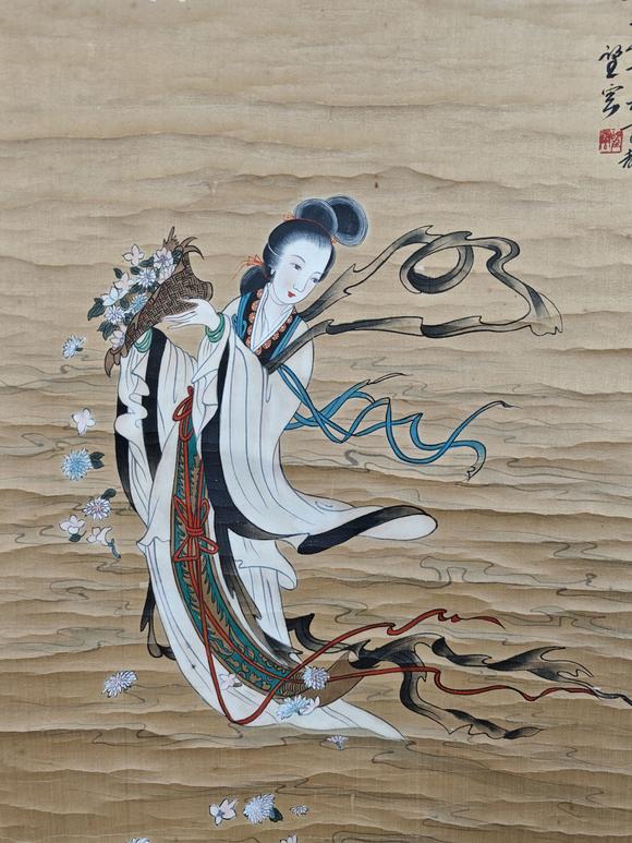 山東常藏天女散花