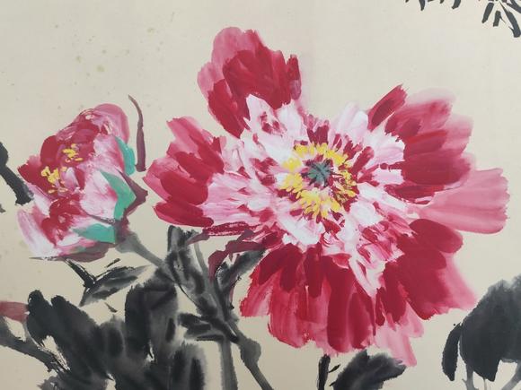 山東常藏出版于《筆墨春秋》P507/花蝶圖