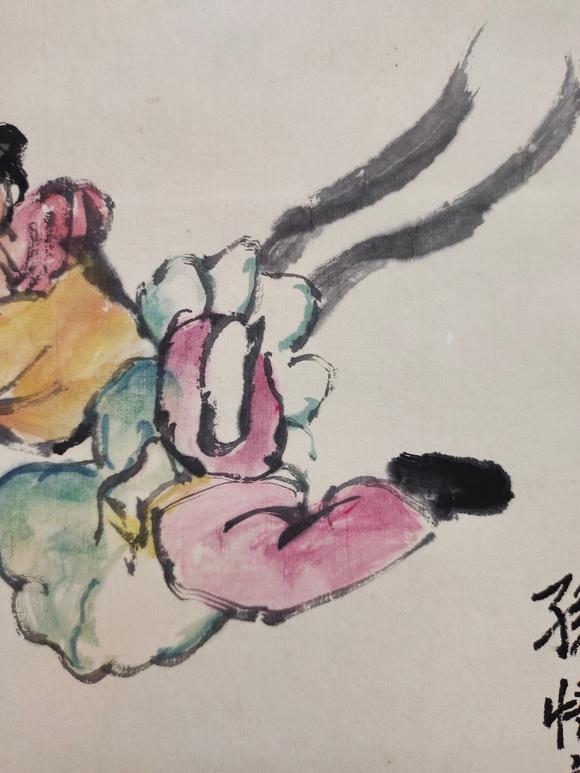 日本松町古美關(guān)良 三打白骨精圖