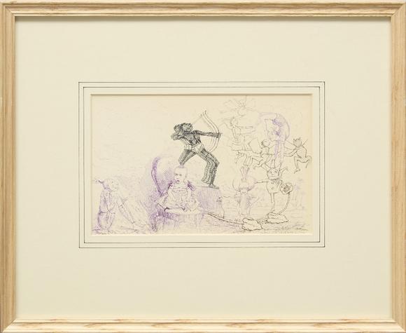 RoseberysDrawings and watercolors from the private sketching diary of Major-General Frederick Stafford Hewett (1826-1880), comprising an album with 159 drawing