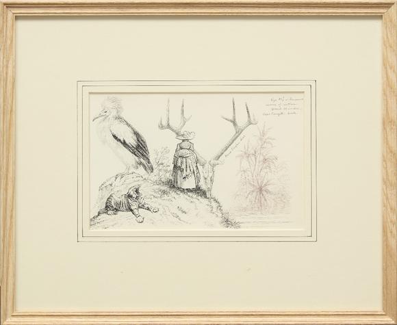 RoseberysDrawings and watercolors from the private sketching diary of Major-General Frederick Stafford Hewett (1826-1880), comprising an album with 159 drawing