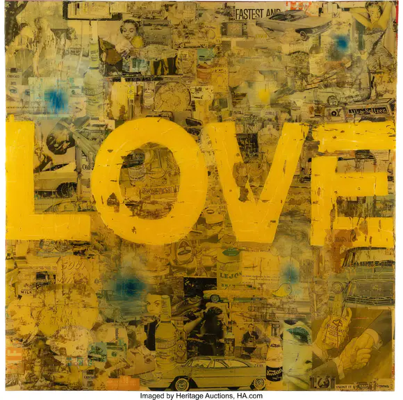 Heritage AuctionsGreg Miller (b. 1951) Love #3, 2008 Mixed media