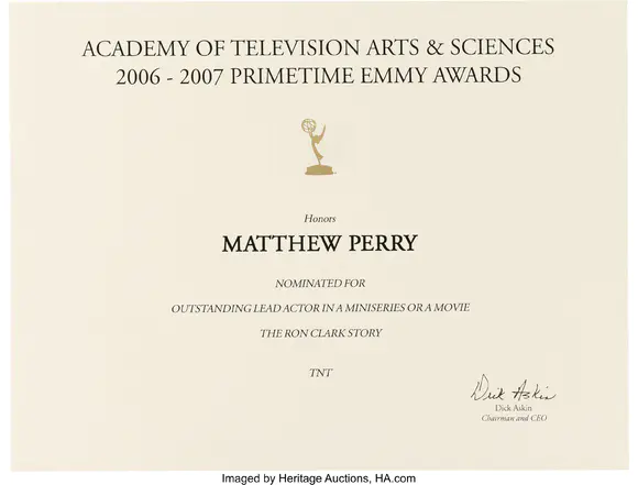 Heritage AuctionsThe Ron Clark Story (TNT TV, 2006), Matthew Perr