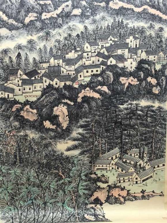 日本松町古美賴少其 山水中堂