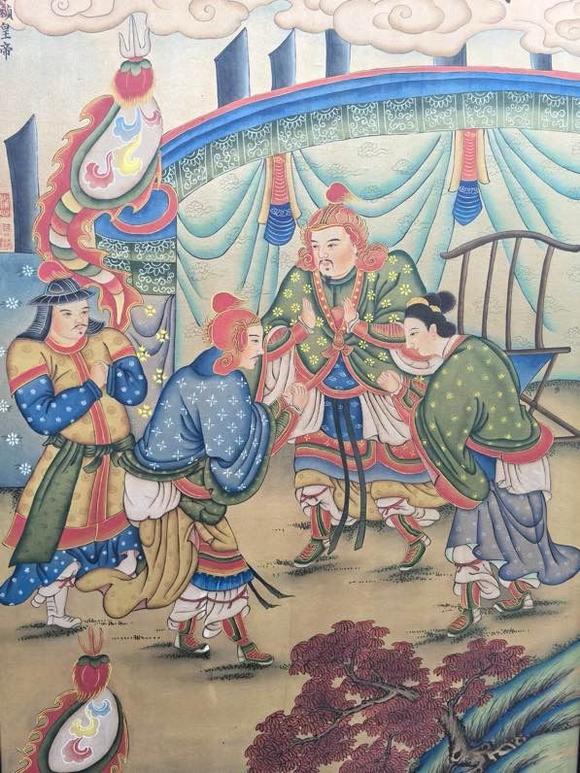 日本松町古美大明崇禎皇帝 人物圖