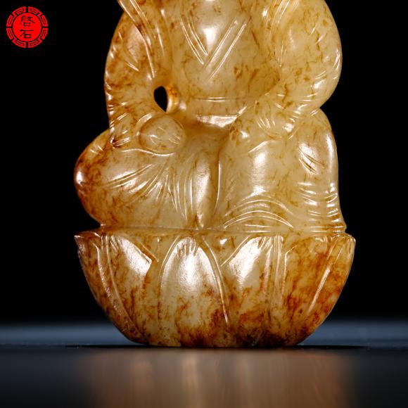 北京啟石明 蓮花座佛像