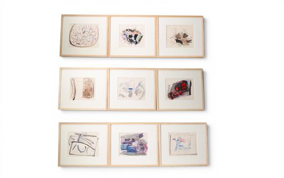 Goldfield Auction sarlsLucy Leblanc (née en 1930, Belgique)
Important ensemble de dessins, aquarelles et gravures abstraites, circa 1963–1965
Ensemble exceptionnel et coh
