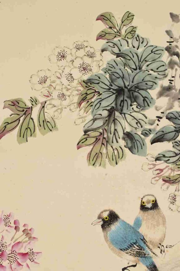 日本松町古美江寒汀 花鳥