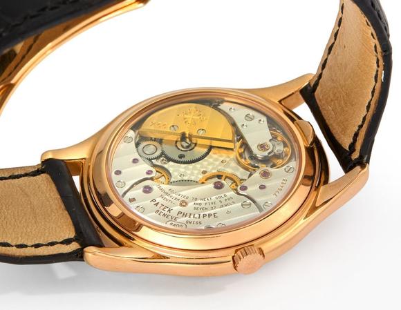 RoseberysPatek Philippe. An 18ct rose gold perpetual calendar wristwatch?
R
