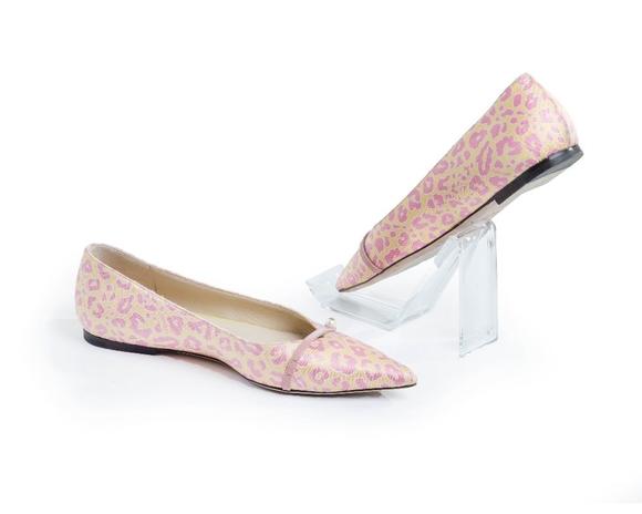 RoseberysJimmy Choo.

Ballet flat, in pink and yellow leopard print, furthe