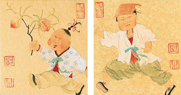 中信國(guó)際徐樂(lè)樂(lè)  童趣圖 兩開(kāi)