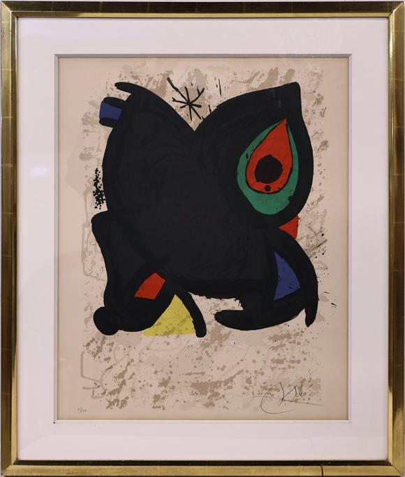 Clarke Auction GalleryJOAN MIRO (SPANISH, 1893-1983).