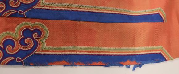 Clarke Auction GalleryPair of Chinese Silk Embroidered Pants.