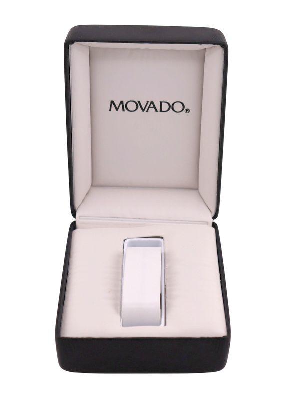 Clarke Auction GalleryJEWELRY. Lady's Movado 14kt Gold Diamond Bracelet