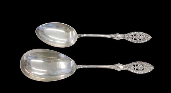 Clarke Auction GallerySTERLING Manchester Valenciennes Sterling Flatware