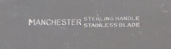 Clarke Auction GallerySTERLING Manchester Valenciennes Sterling Flatware