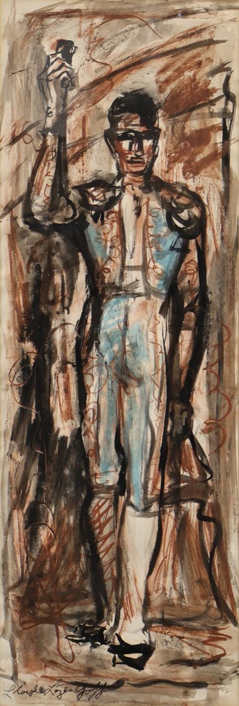 Clarke Auction GalleryLLOYD LOZES GOFF (AMERICAN, 1918-1982) [2 WORKS].