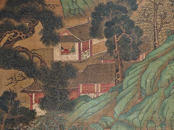 京都粵盛美術(shù)劉松年/原裝木盒