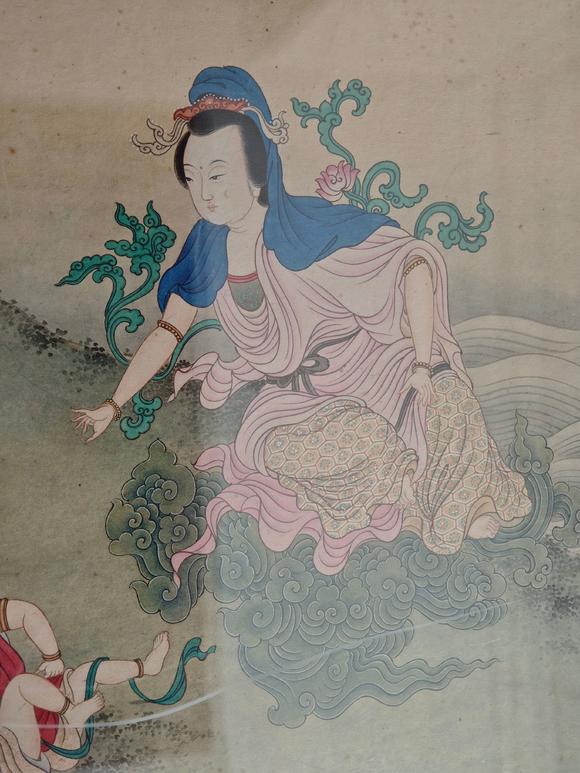 京都粵盛美術(shù)梅蘭芳/觀音戲童子