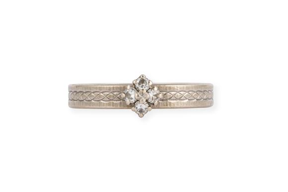 Hargesheimer Kunstauktionen DüsseldorfZISELIERTER DIAMANT RING