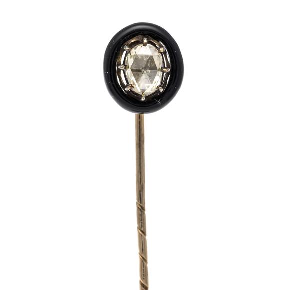 Historia AuktionshausMourning pin, Pomerania, ca. 1880,