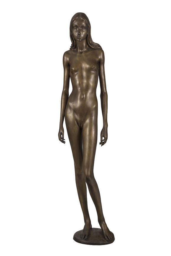 Piguet - H?tel des VentesHeinz Schwarz (1920-1994), Femme nue, sculpture en bronze patiné, cachets d'artiste ( Schwarz ) et du fondeur Amici, h. 173 cm